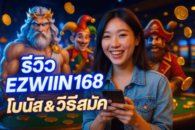 รีวิว EZWIN168 โบนัส & วิธีสมัคร