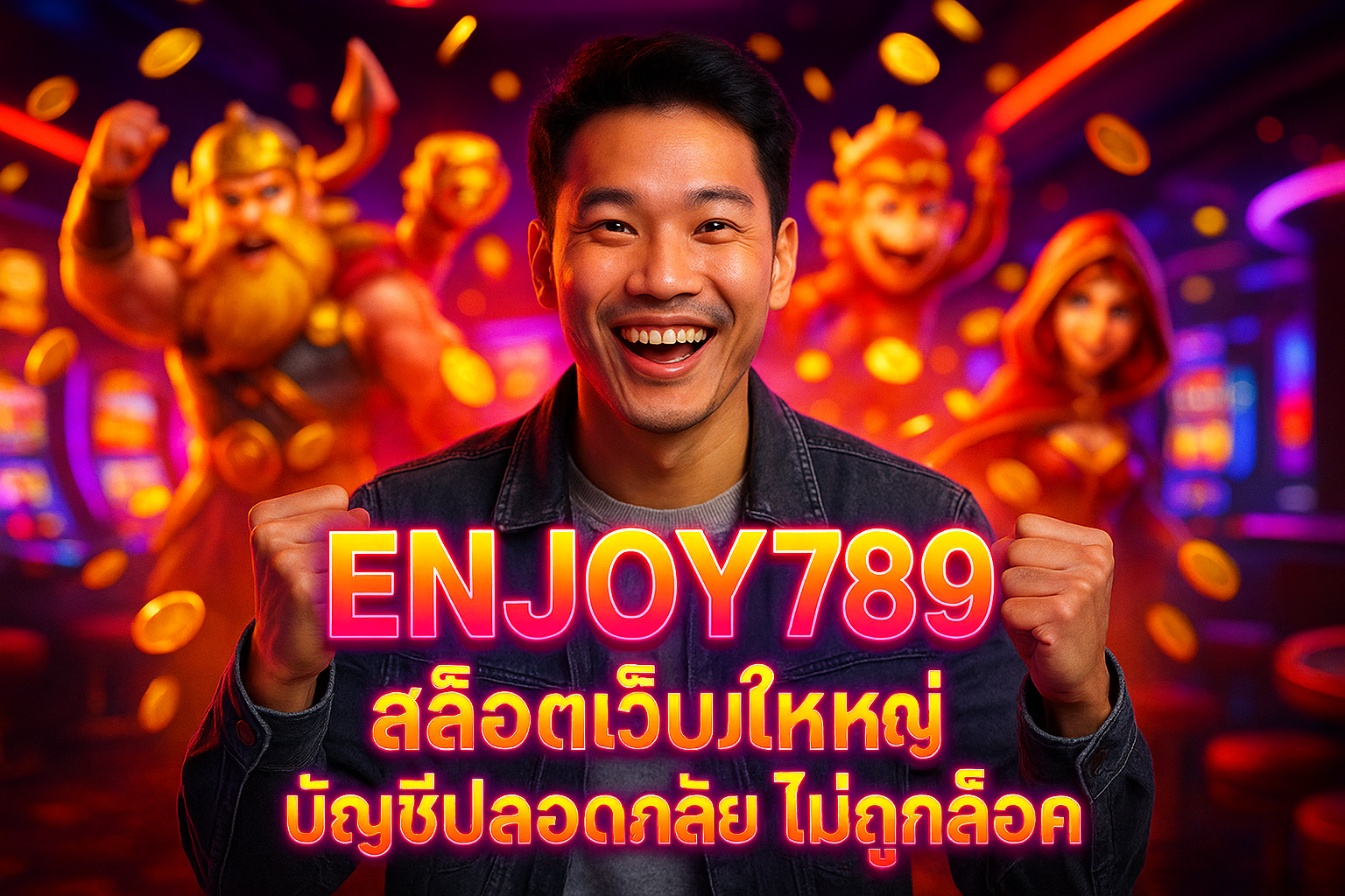 ENJOY789 สล็อตเว็บใหญ่ บัญชีปลอดภัย ไม่ถูกล็อค