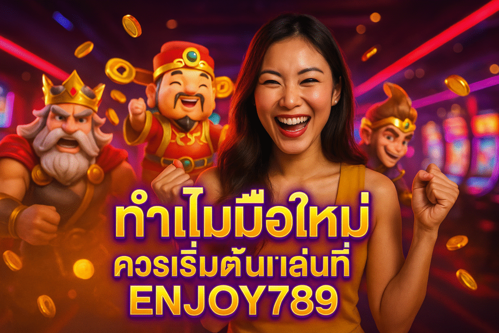 ทำไมมือใหม่ ควรเริ่มต้นเล่นที่ ENJOY789
